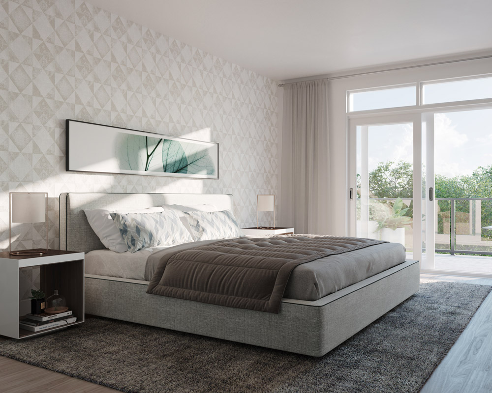 Artist's concept interior rendering at Ivylea
