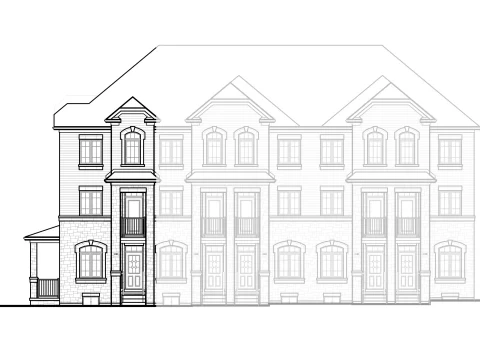 Siena 14 townhome, Elevation 2