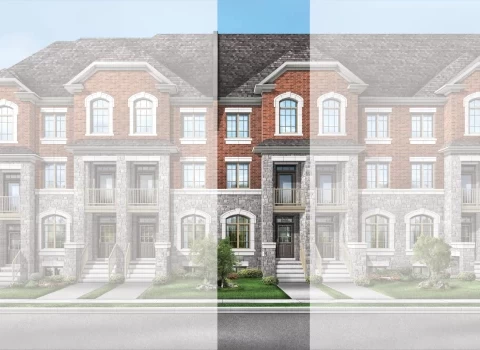 Siena 5A townhome, Elevation 2