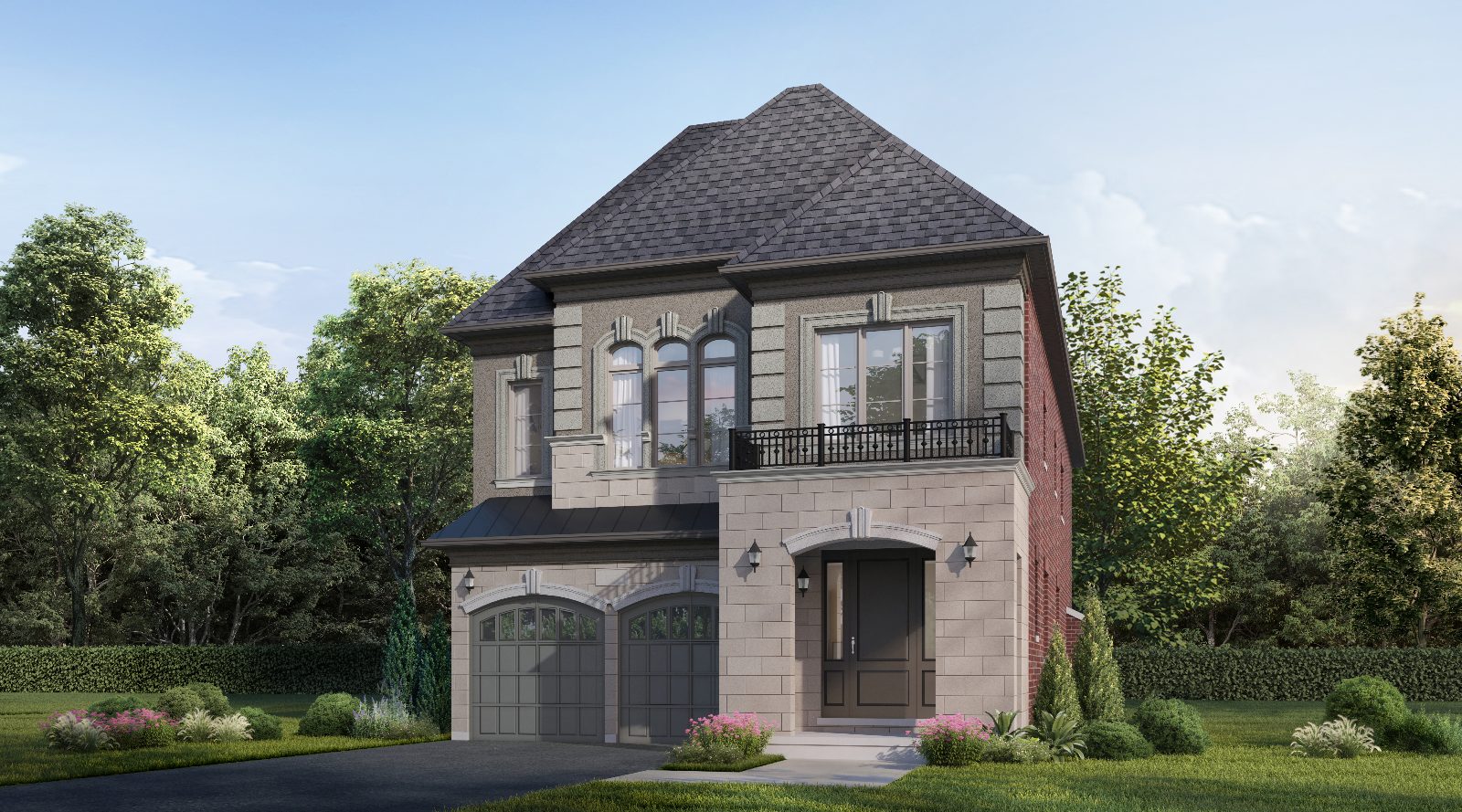 The Maple model home elevation
