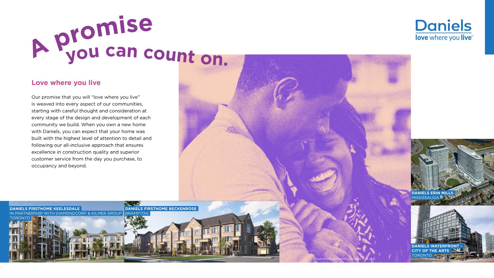 Daniels FirstHome communities lifestyle imagery