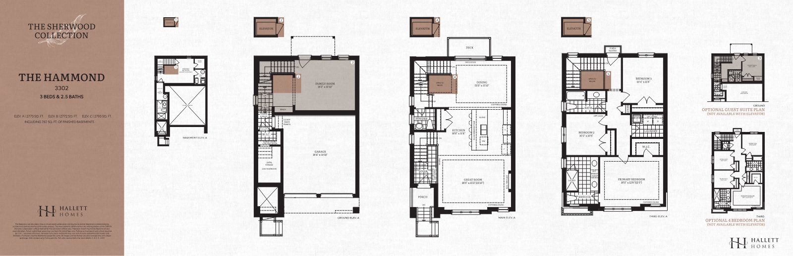 The Hammond, 33' collection floor plan
