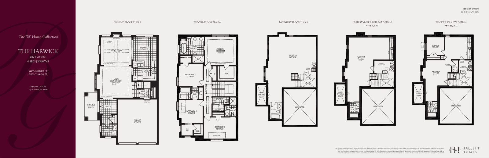 The Harwick floor plan preview