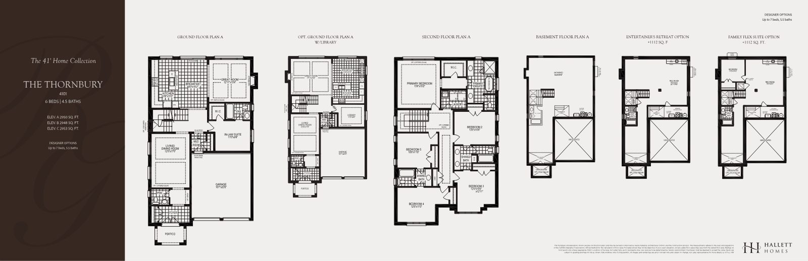 The Thornbury floor plan, 41' collection