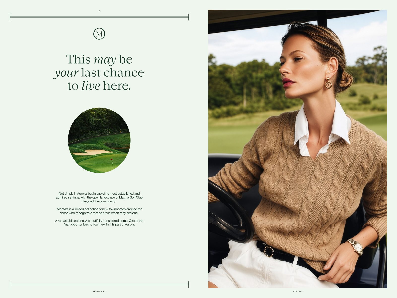 Lifestyle on the golf course at Montara in Aurora