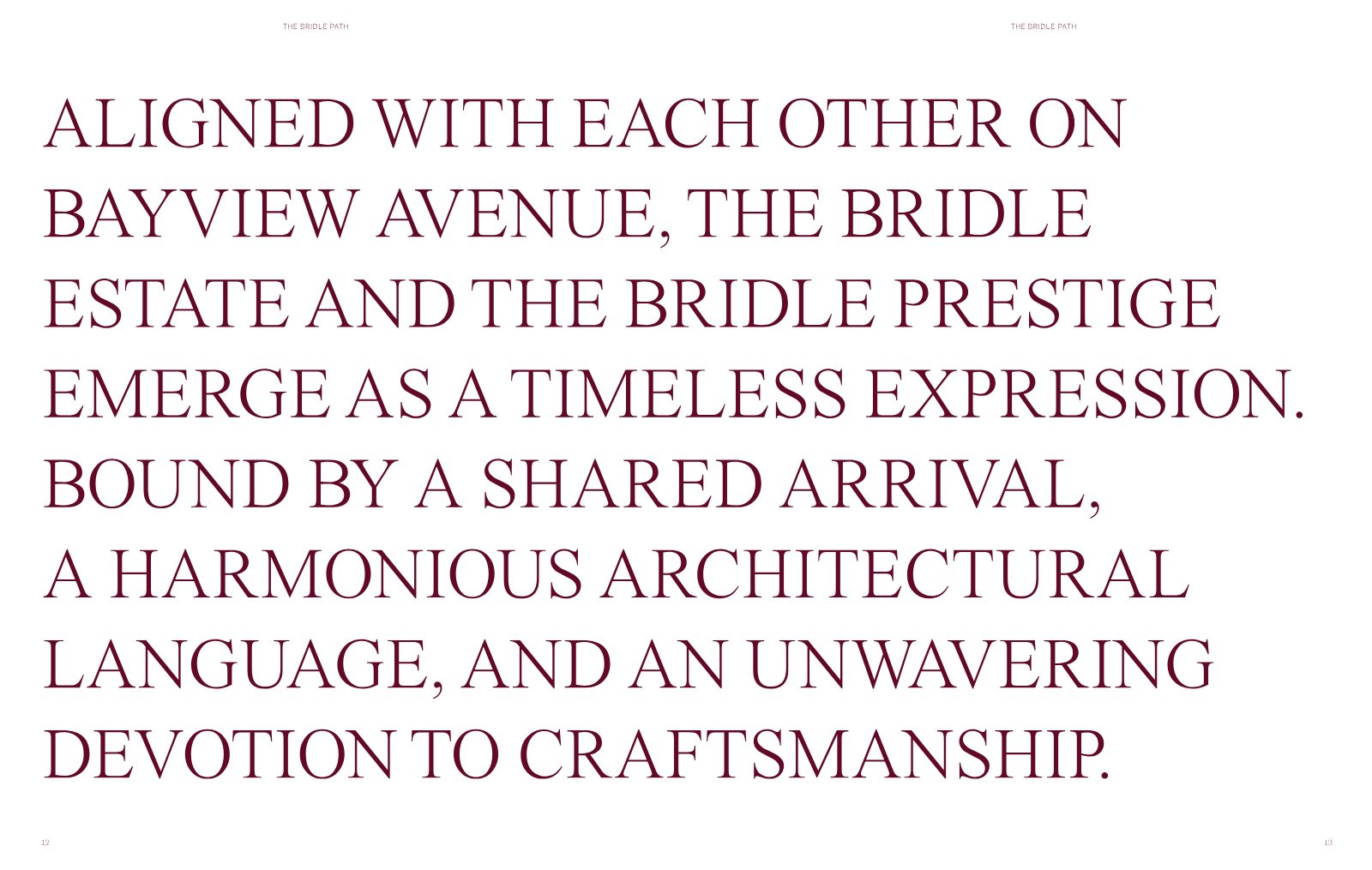 The Bridle Prestige with sculptural brass-toned domed roofs
