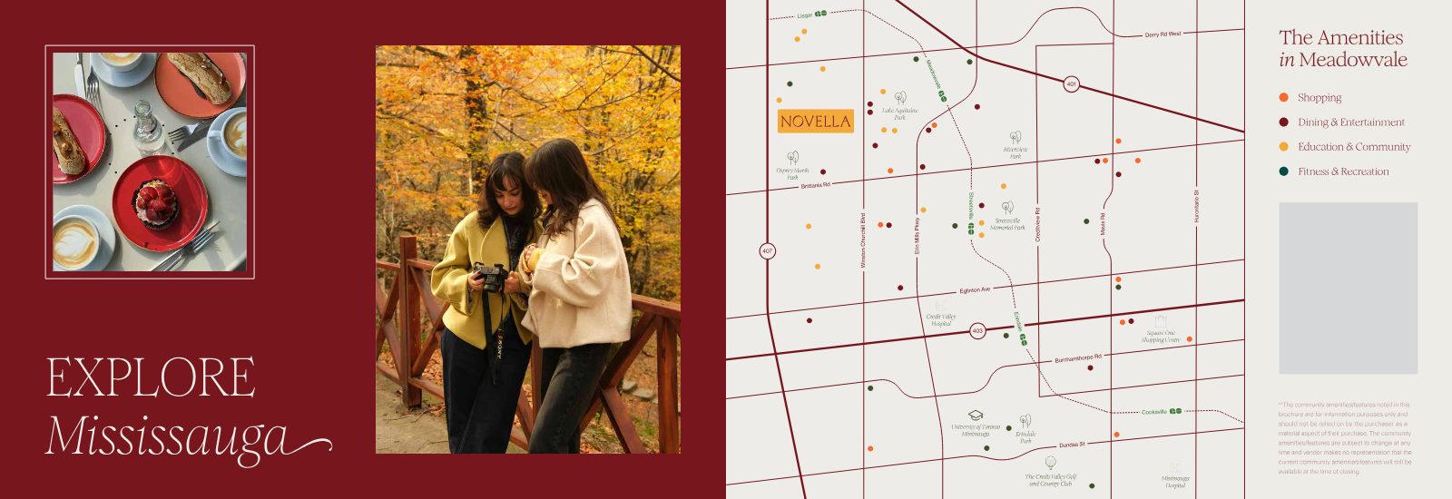 Exploring Mississauga amenities map