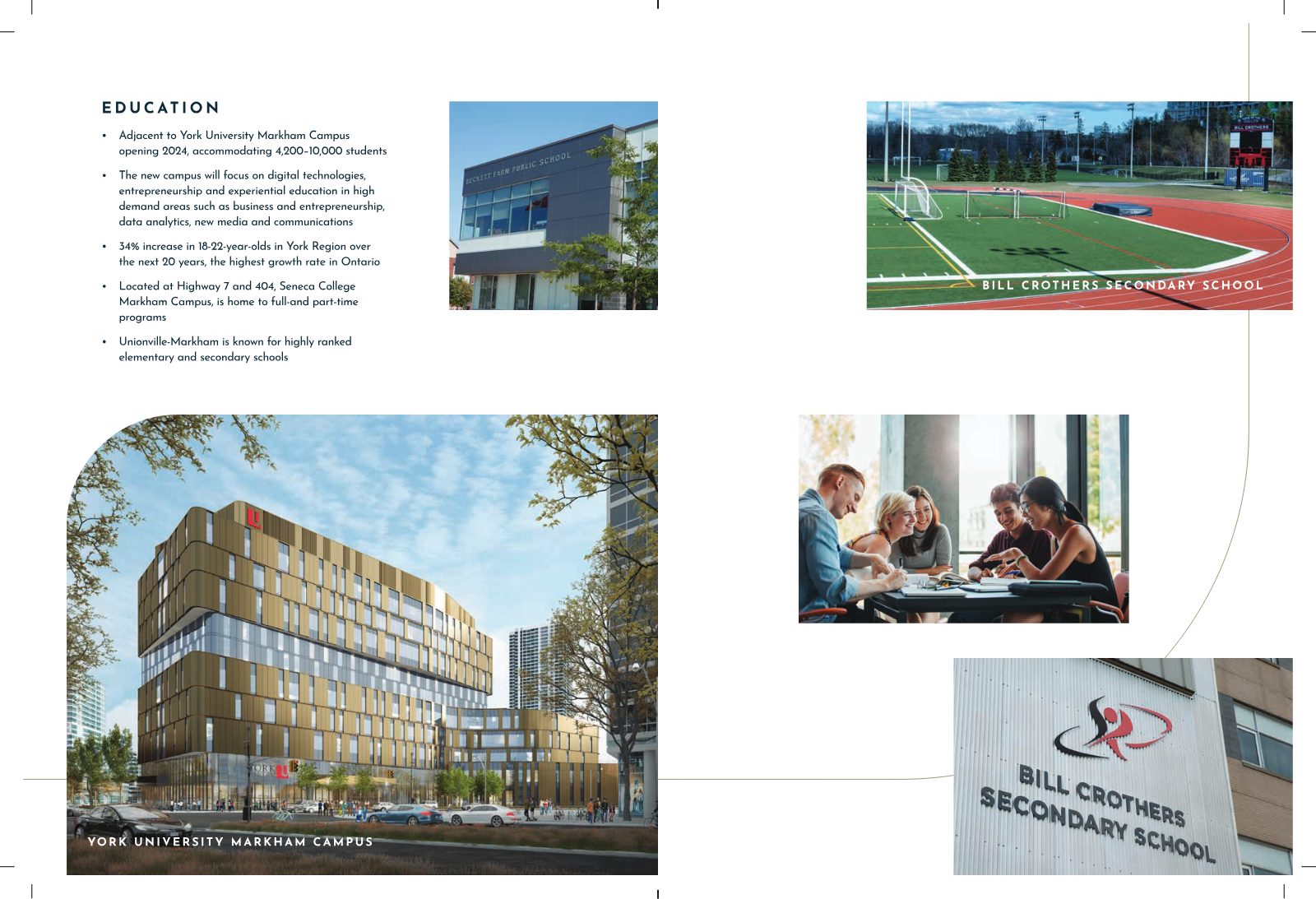 Education near Union City including York University Markham Campus