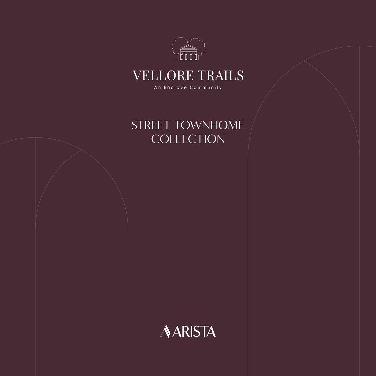 Vellore Trails Street Townhomes collection brochure