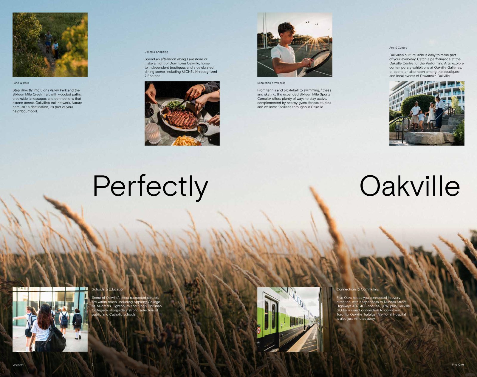 Five Oaks townhomes brochure page 4