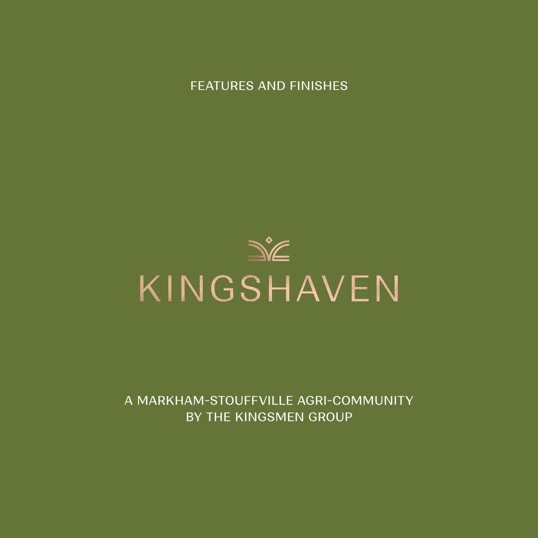 Kingshaven features and finishes brochure showing quality interior details
