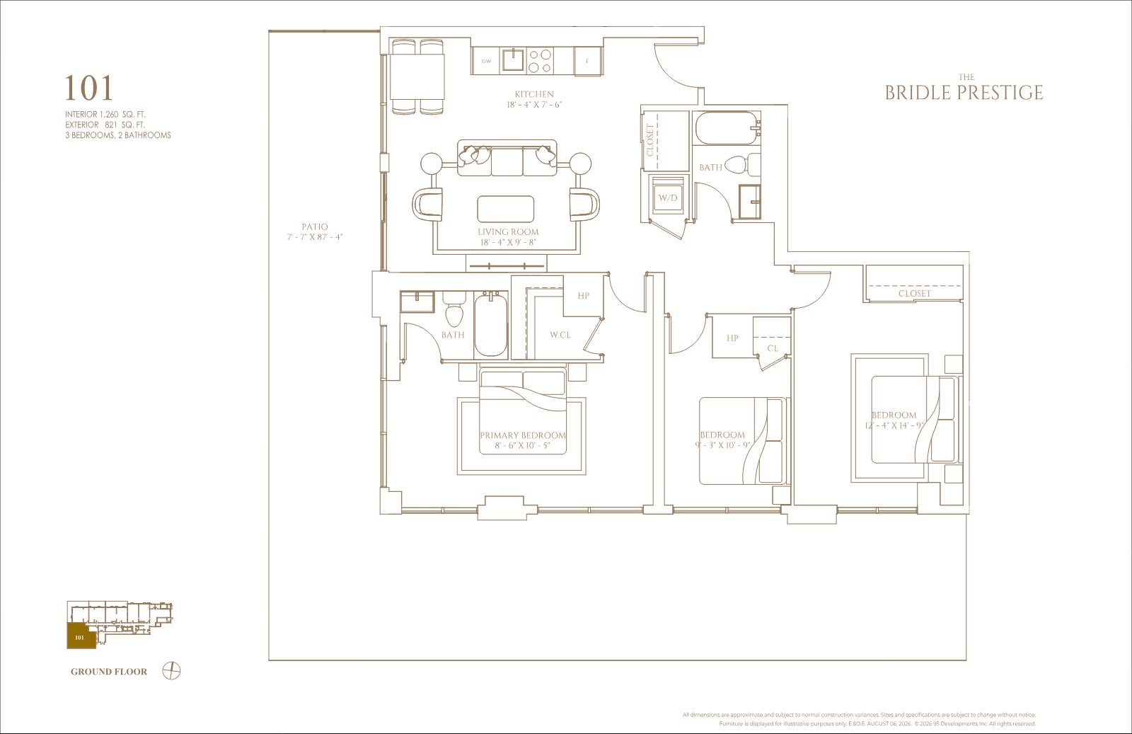 Suite floor plan, page 2
