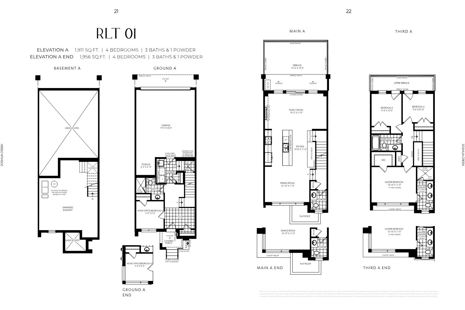 Joshua Creek Montage floor plan, page 2