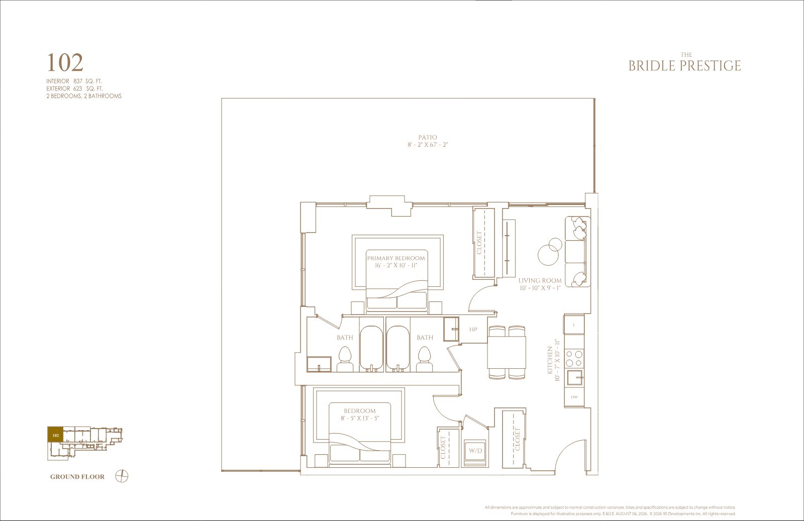 Suite floor plan, page 3