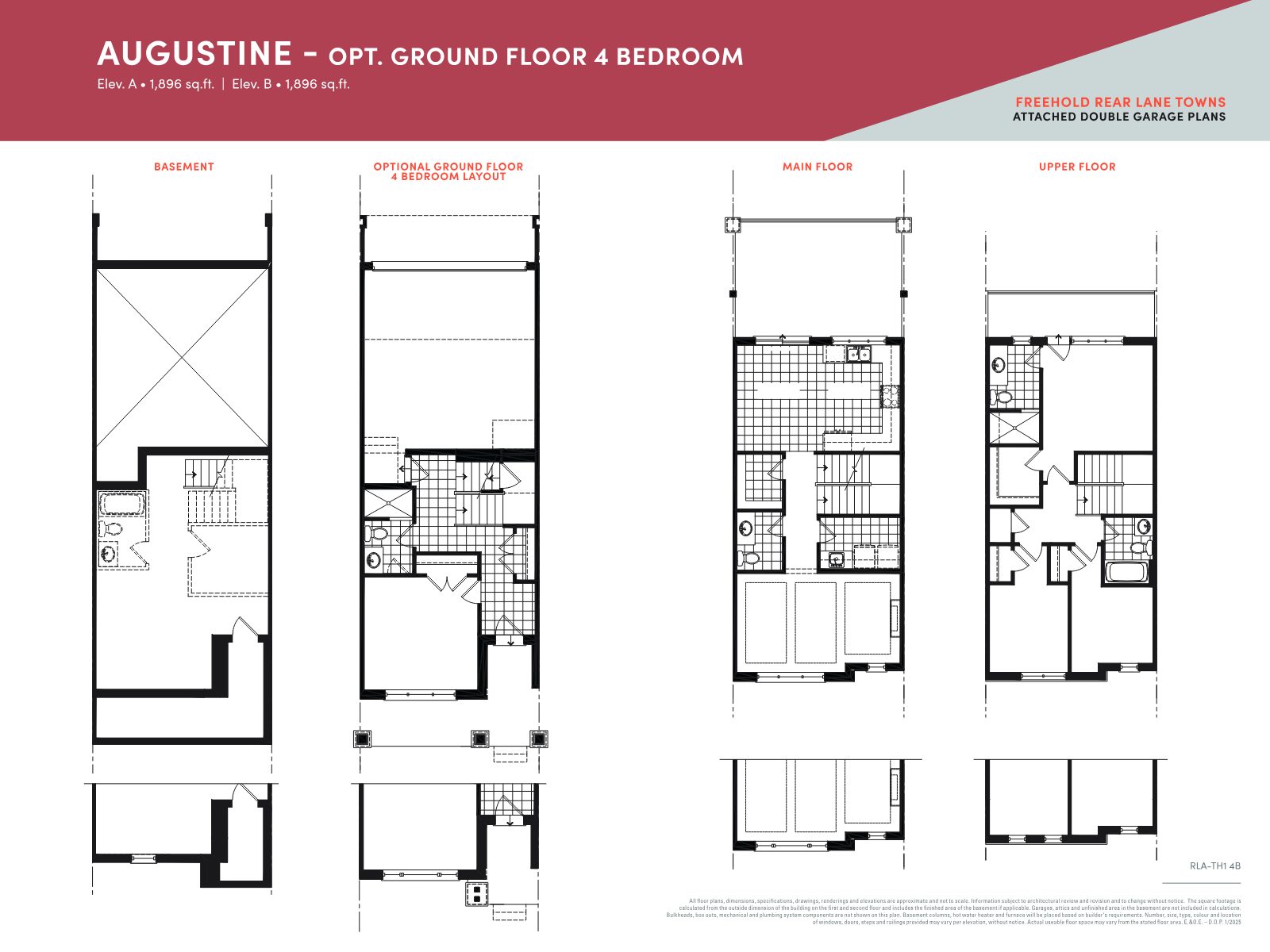 Augustine optional ground-floor 4-bedroom layout with ground-floor bedroom and bath