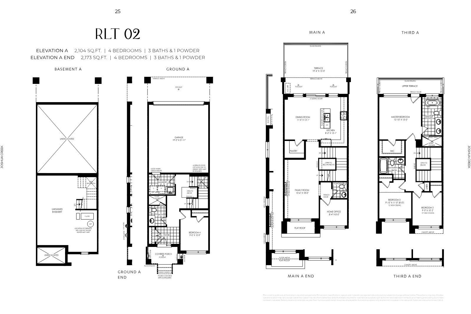 Joshua Creek Montage floor plan, page 4
