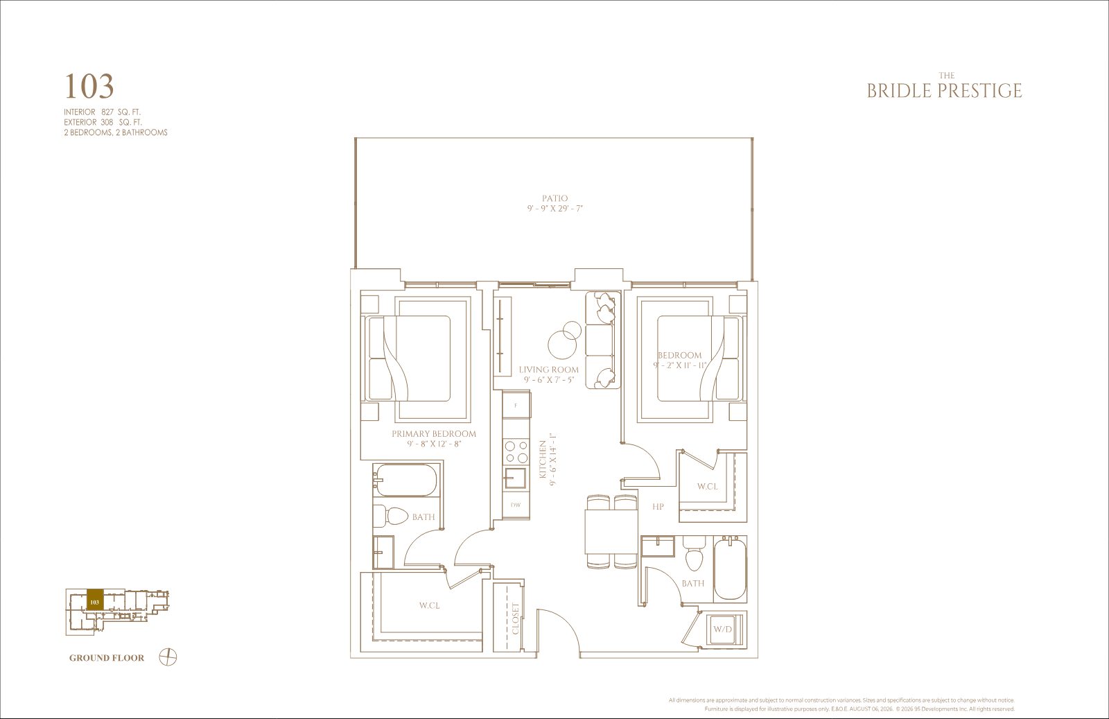 Suite floor plan, page 4
