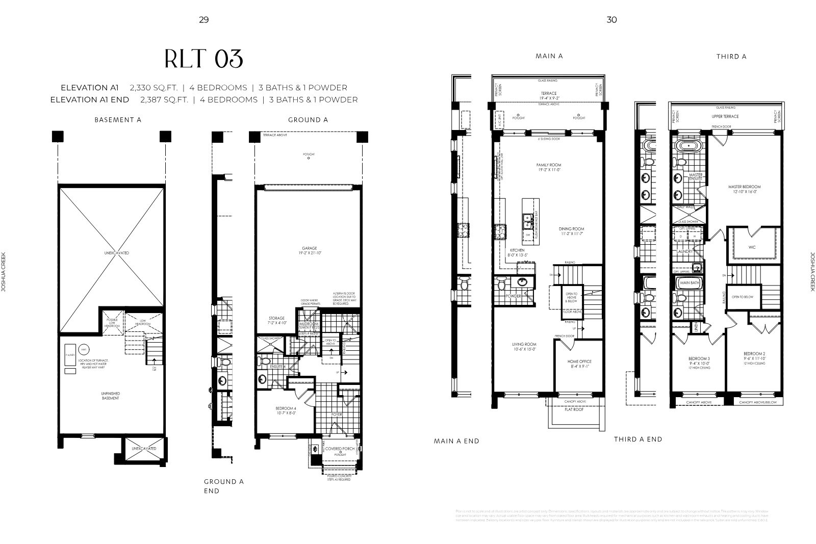 Joshua Creek Montage floor plan, page 6
