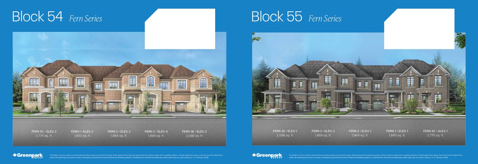 Unionglen townhome floor plan, page 8
