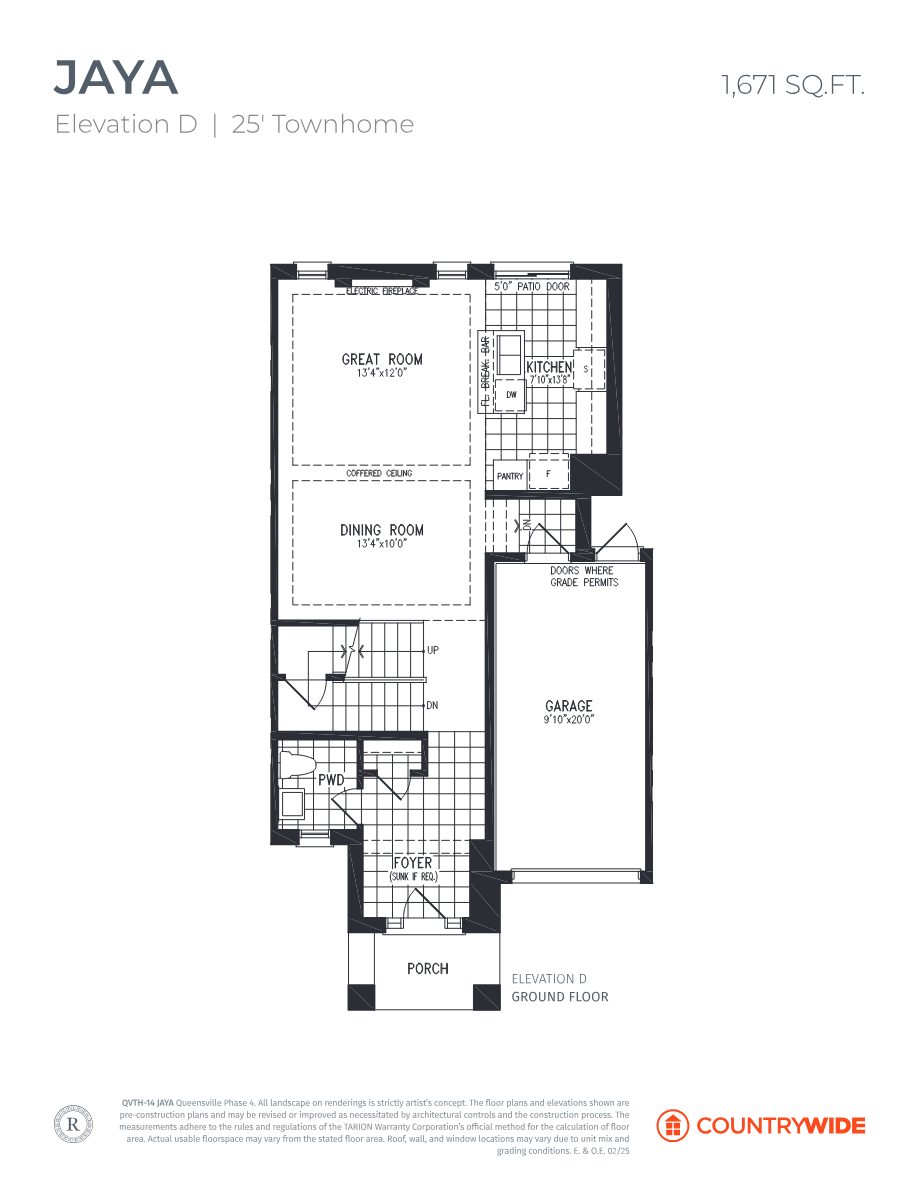 Jaya Elevation D ground floor plan