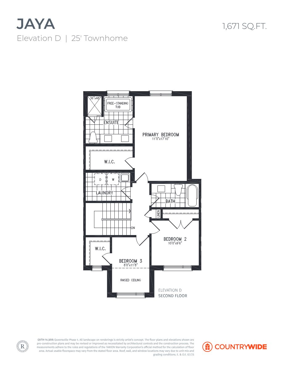 Jaya Elevation D second floor plan