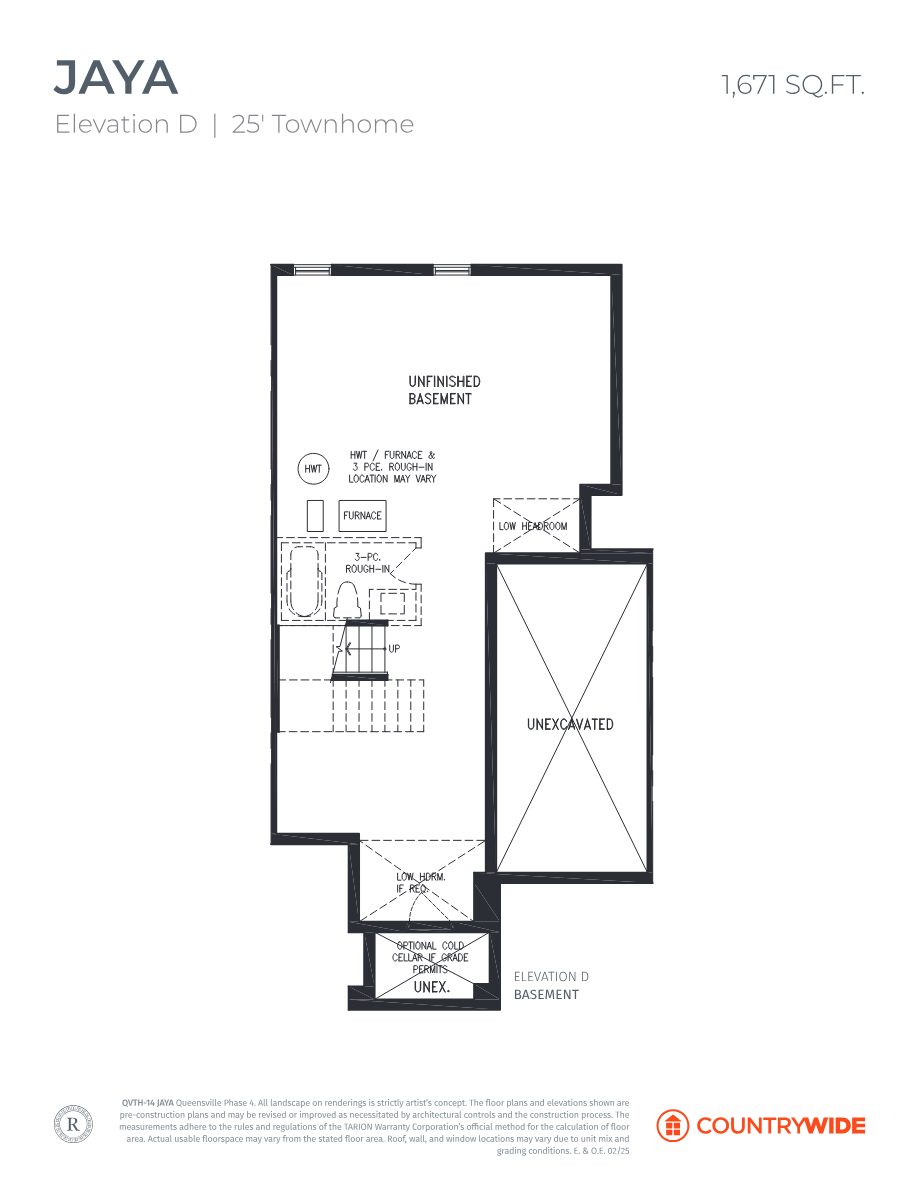 Jaya Elevation D basement plan