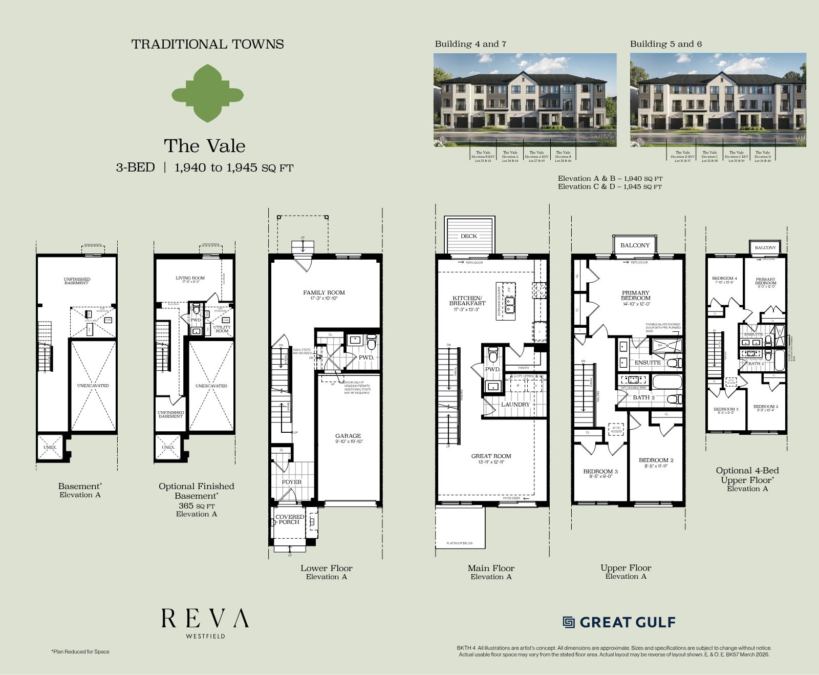 Reva Westfield Traditional Towns floor plan, page 2