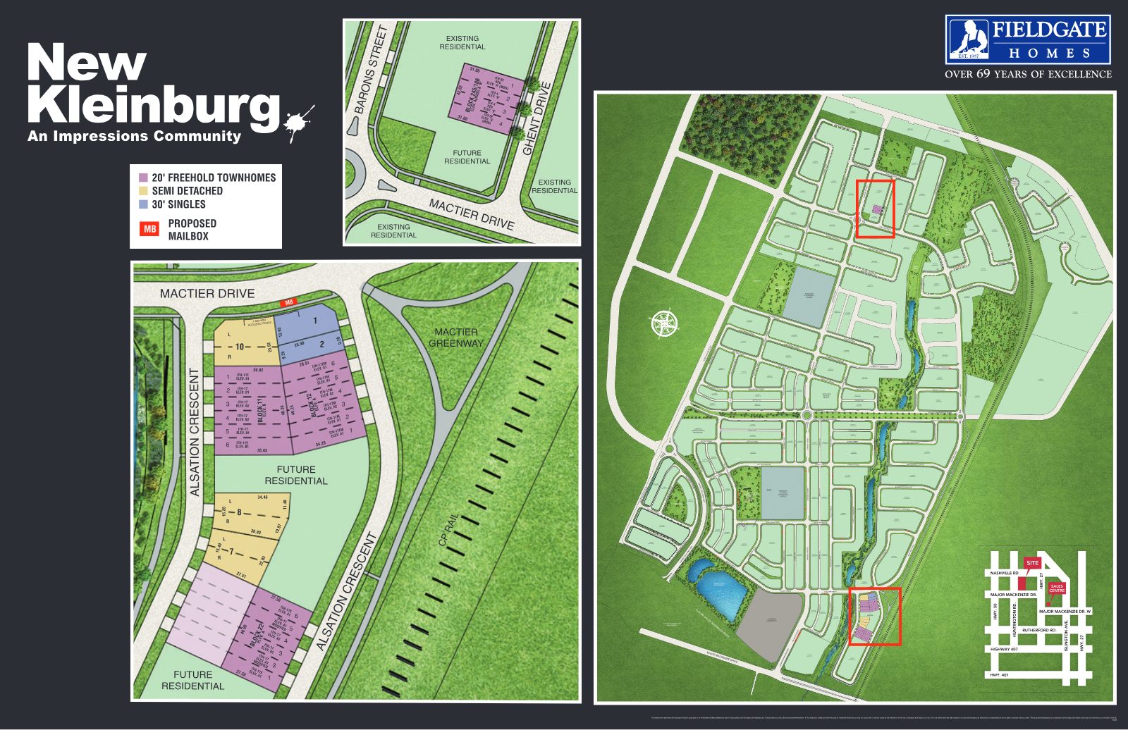 New Kleinburg community site plan