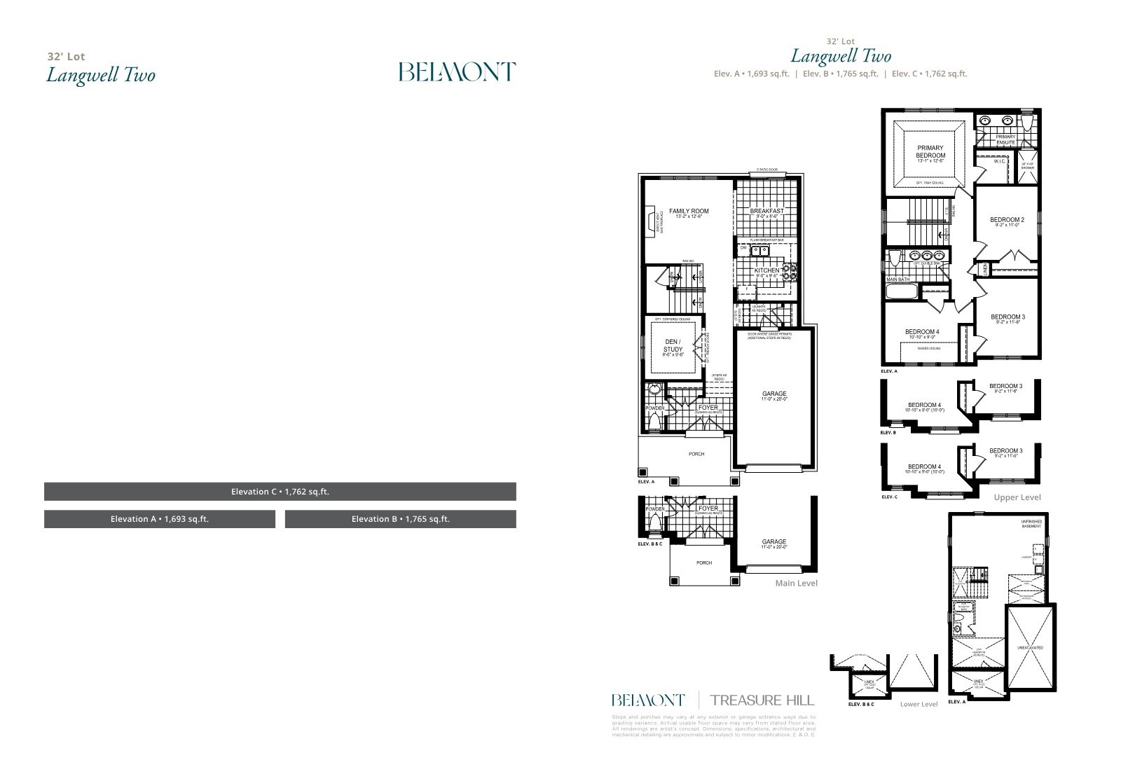 Langwell Two 32-foot home renderings and floorplan