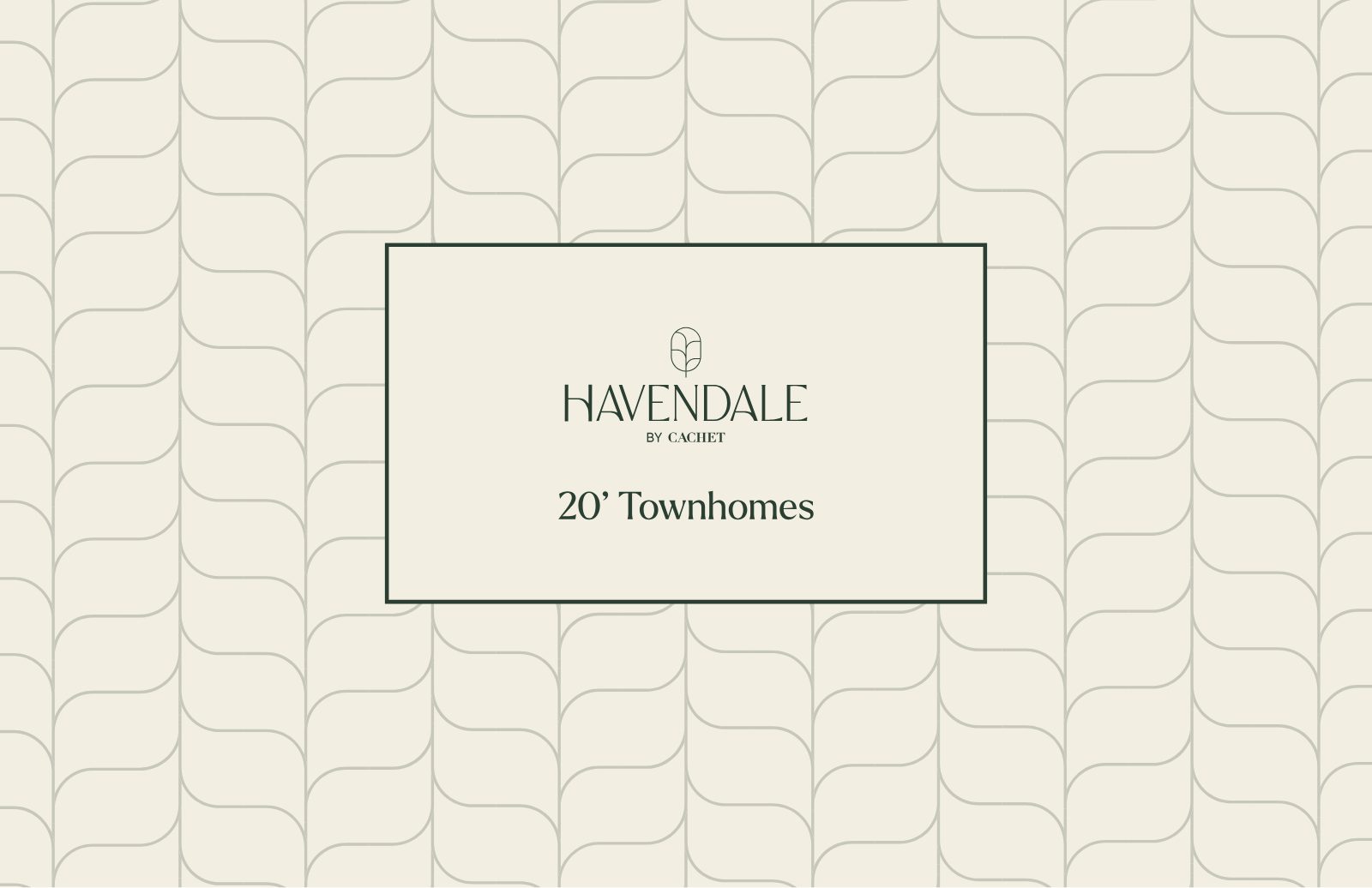 Havendale by Cachet 20-foot townhomes collection cover