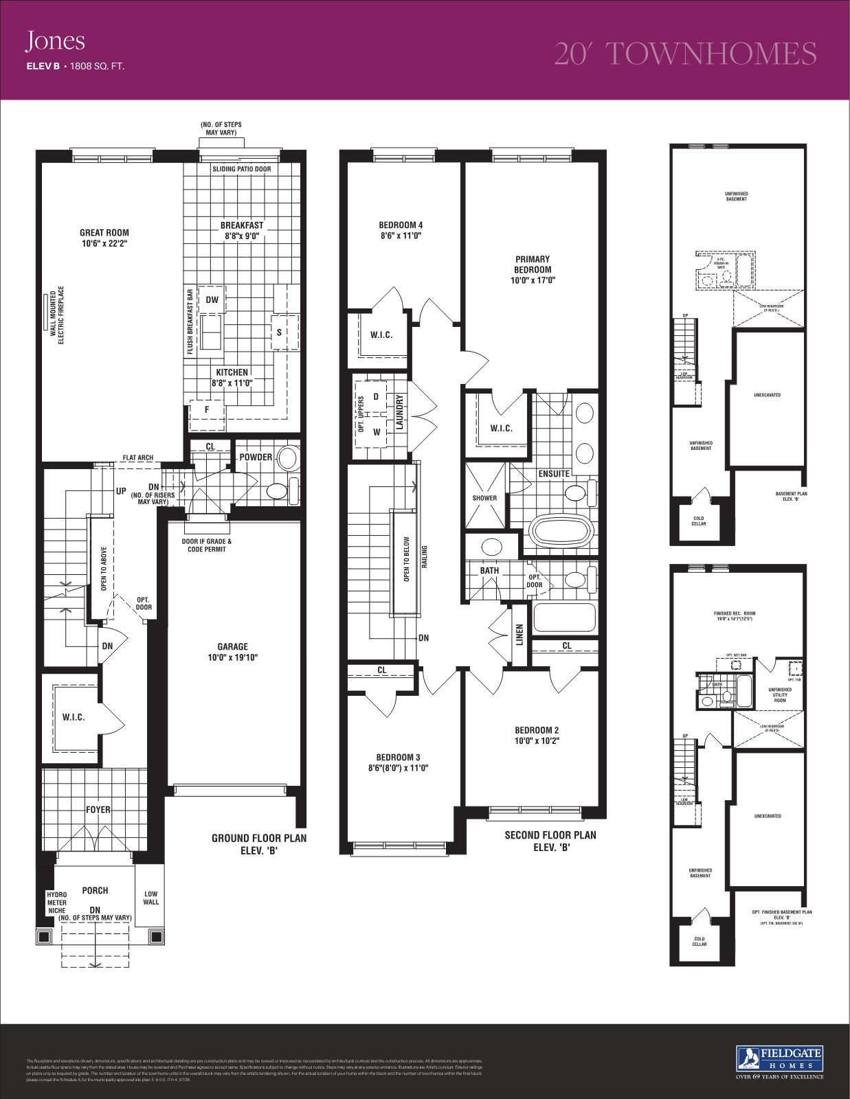 New Kleinburg floor plan layout example one