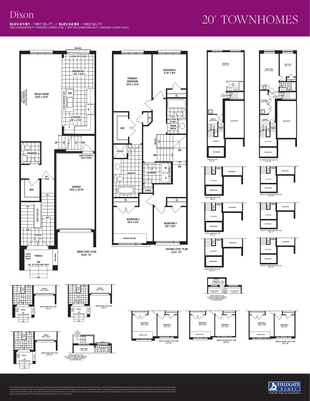 New Kleinburg semi-detached floor plan