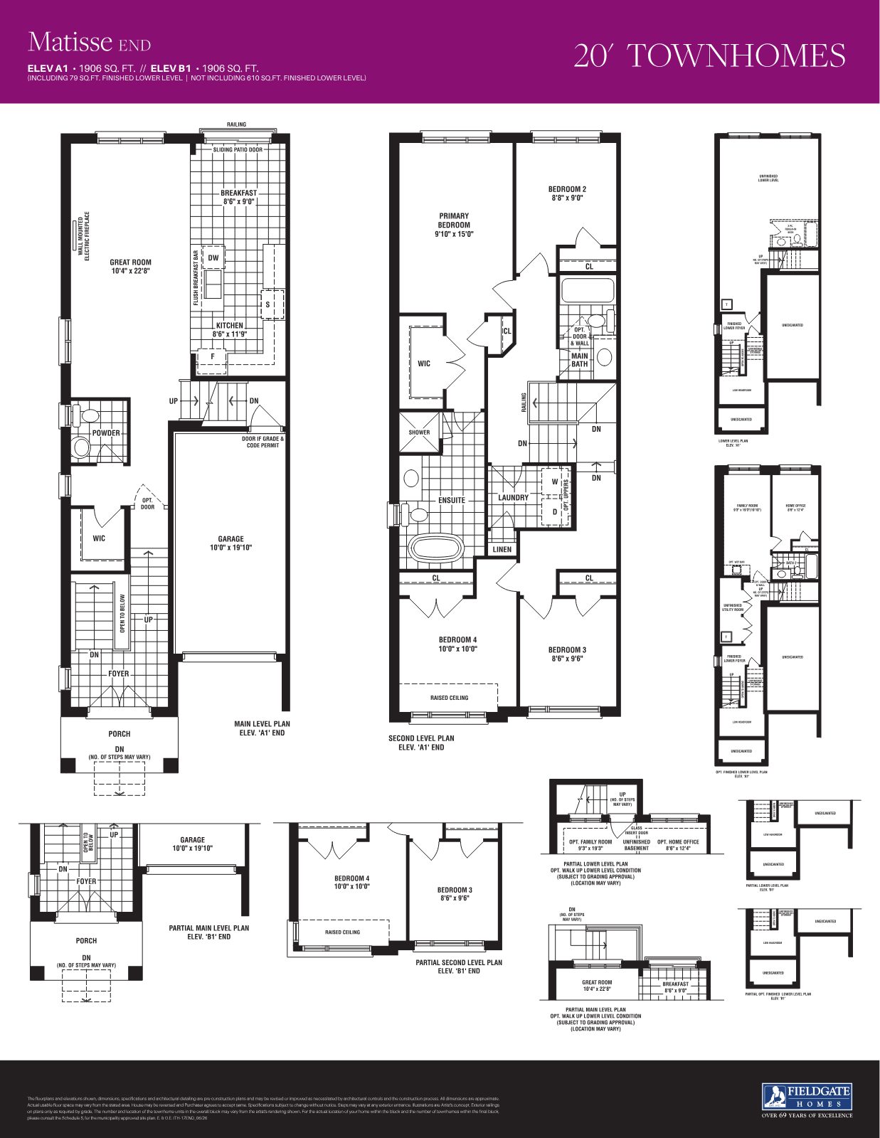 New Kleinburg additional floor plan
