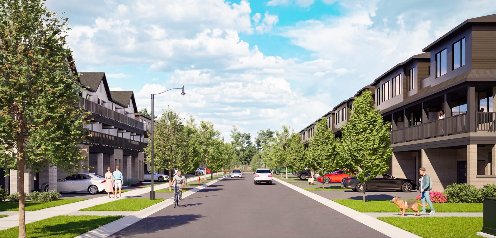 Cornerstone home collection — artist's rendering