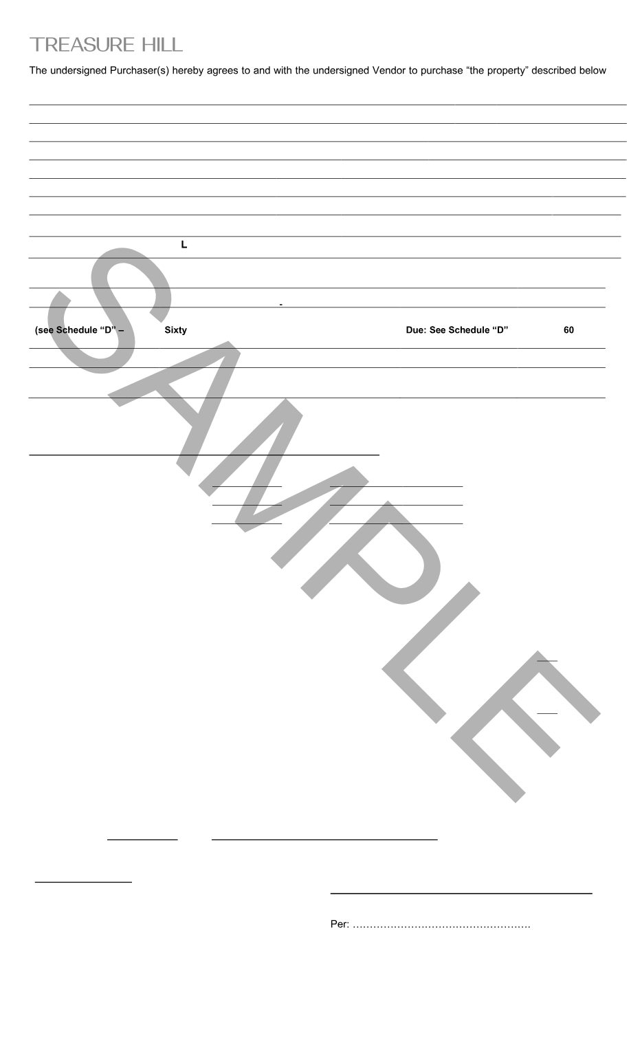 Detached single family home documentation for larger lots