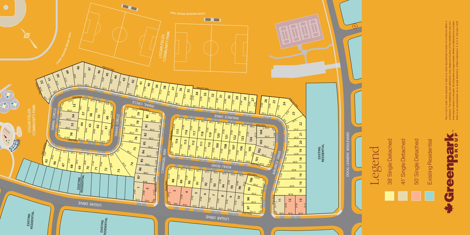 Novella community site plan