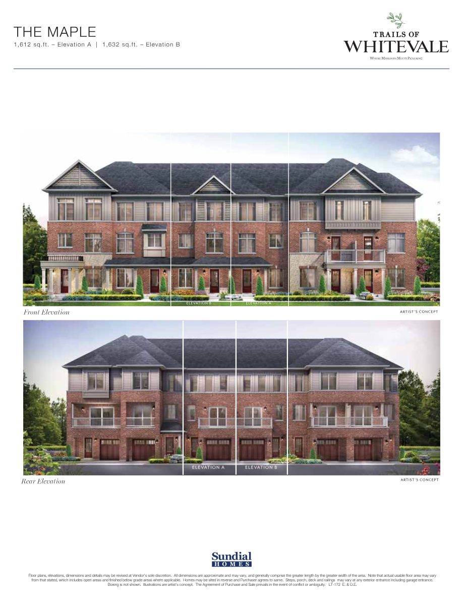 17-foot rear-lane townhome floor plan