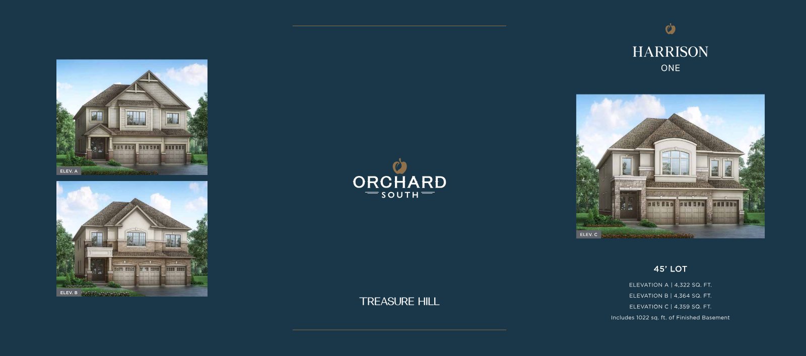 Seapearl and Lynwood 45-foot single family floor plan