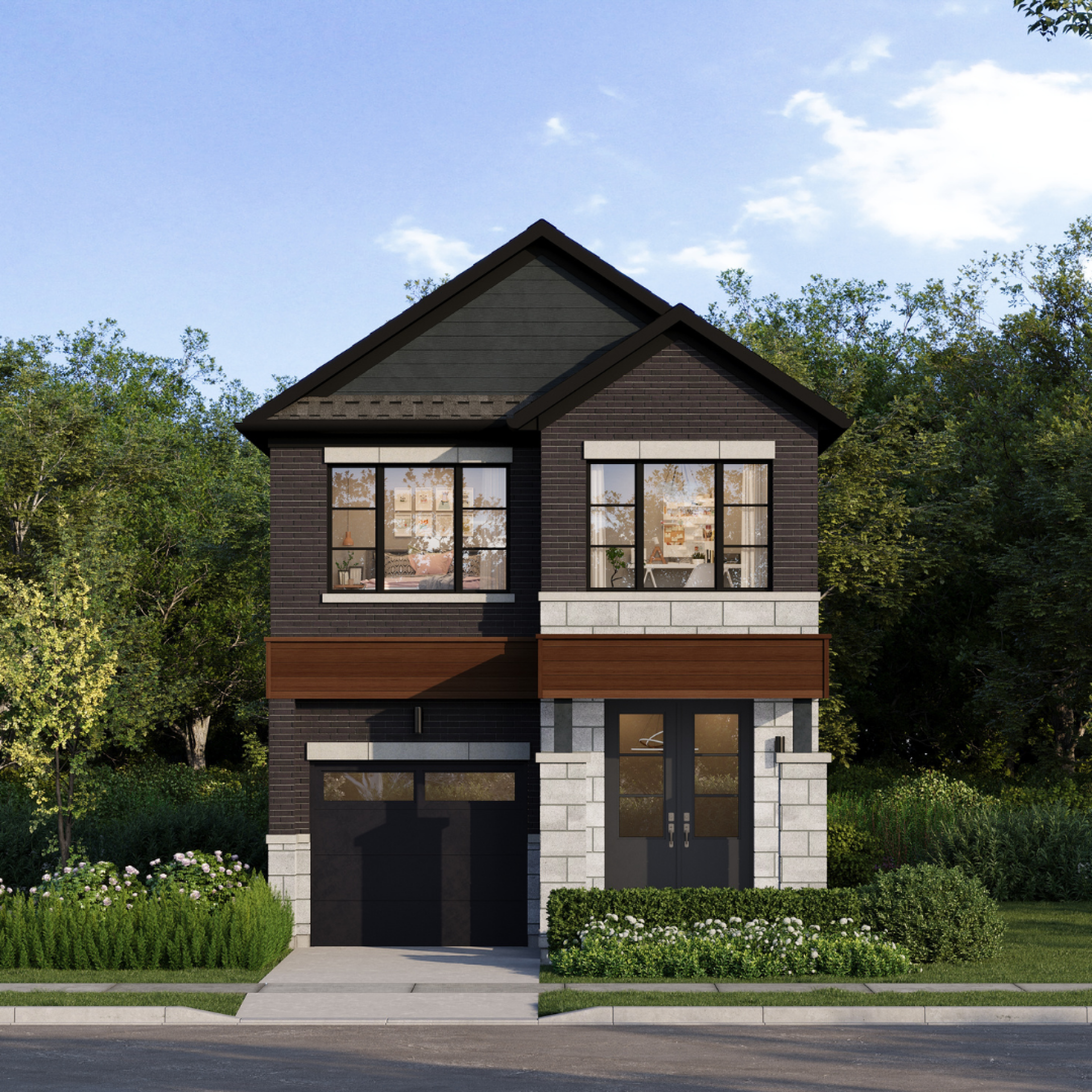 Rendering of a Primont single family detached home at Appellation in Welland